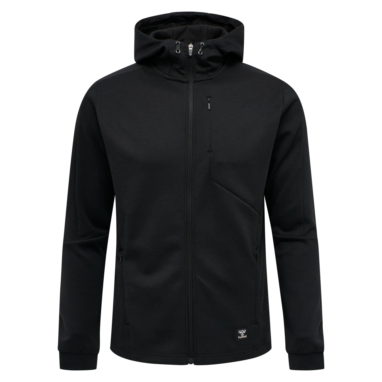 HUMMEL hmlTROPPER_ZIP_HOODIE 206271 2001 BLACK