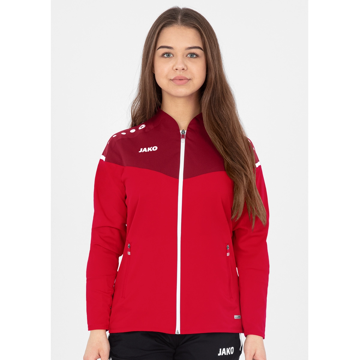 JAKO Kinder_Praesentationsjacke_Champ_20 9820K 01 rot/weinrot