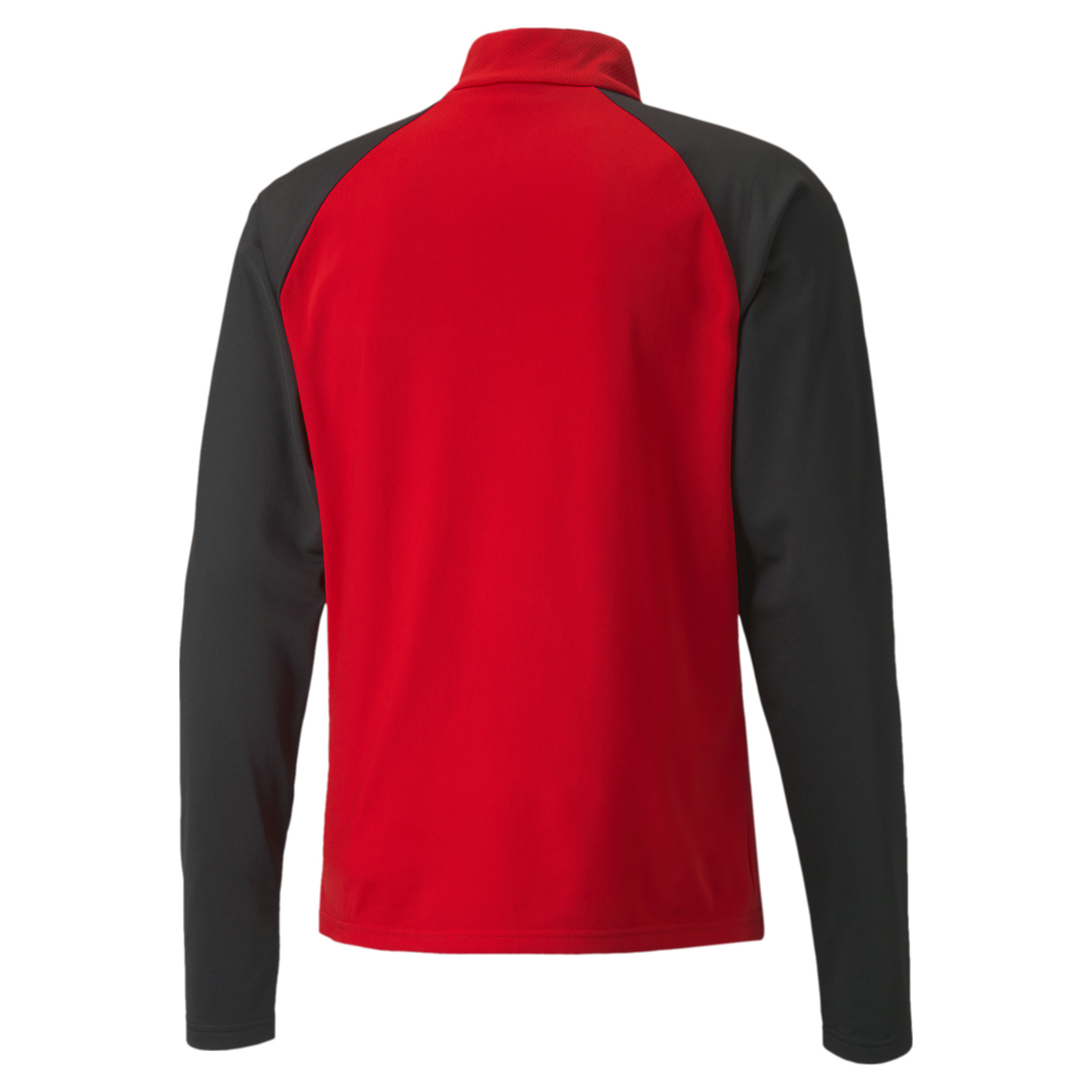 PUMA teamLIGA_1_4_Zip_Top 657236 001 PUMA RED-PUMA BLACK