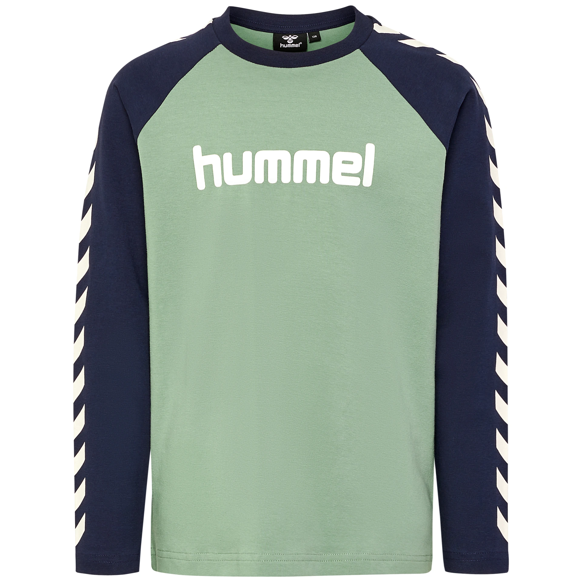 HUMMEL hmlBOYS_T_SHIRT_L_S 213853 6188 HEDGE GREEN