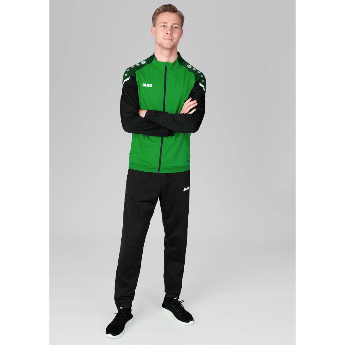 JAKO Polyesterjacke_Performance 9322 221 soft green/schwarz