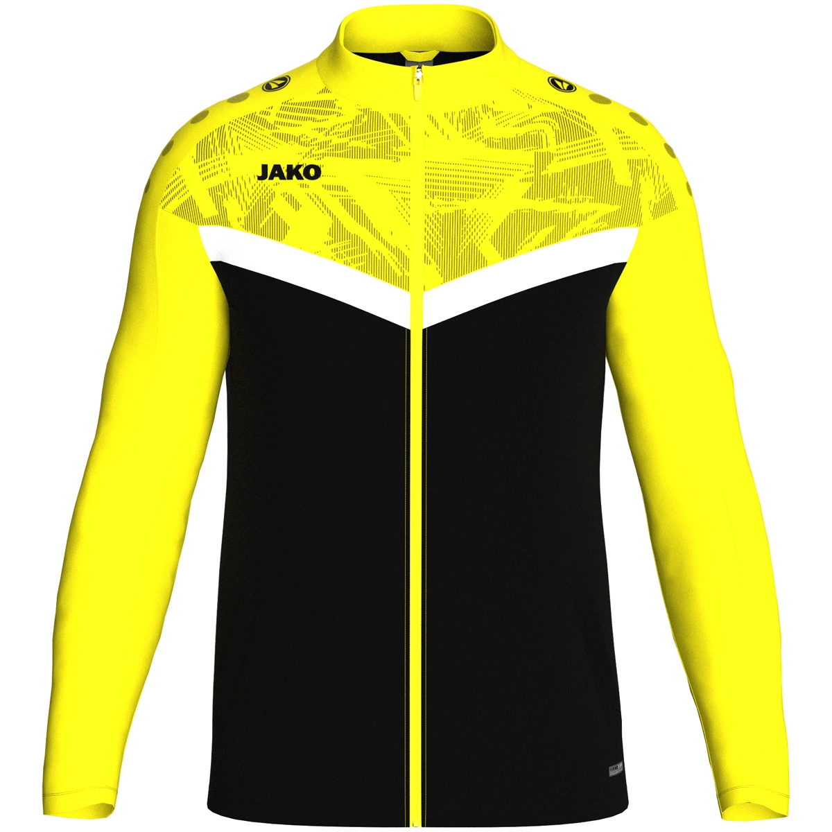 JAKO Polyesterjacke_Iconic 9324 808 schwarz/soft yellow