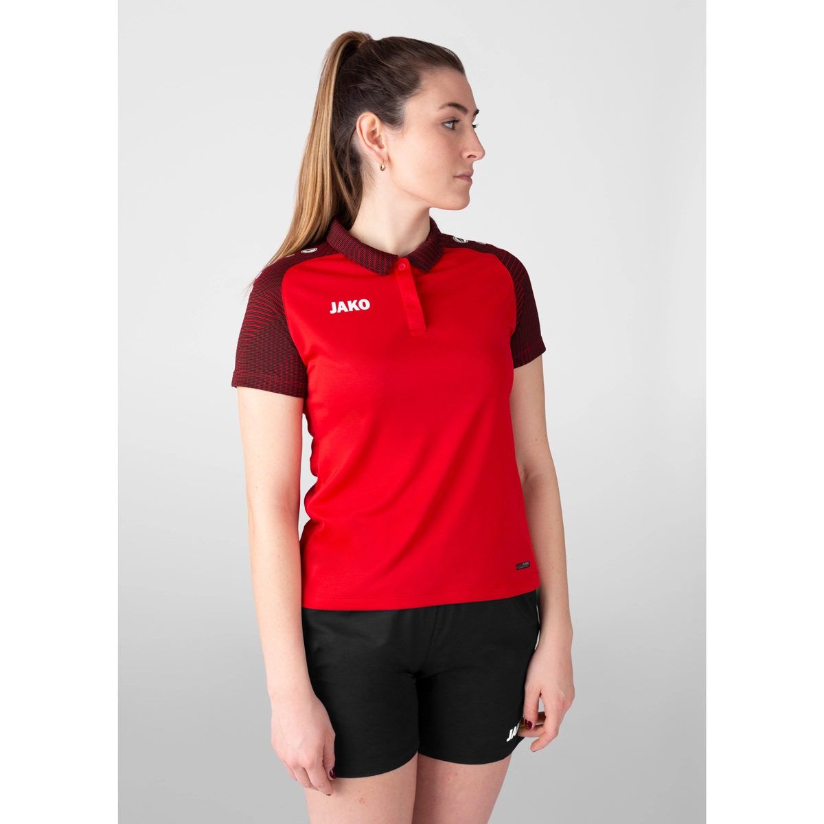 JAKO Polo_Performance 6322 101 rot/schwarz