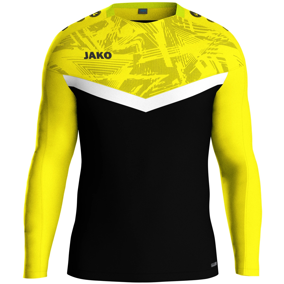 JAKO Sweat_Iconic 8824K 808 schwarz/soft yellow