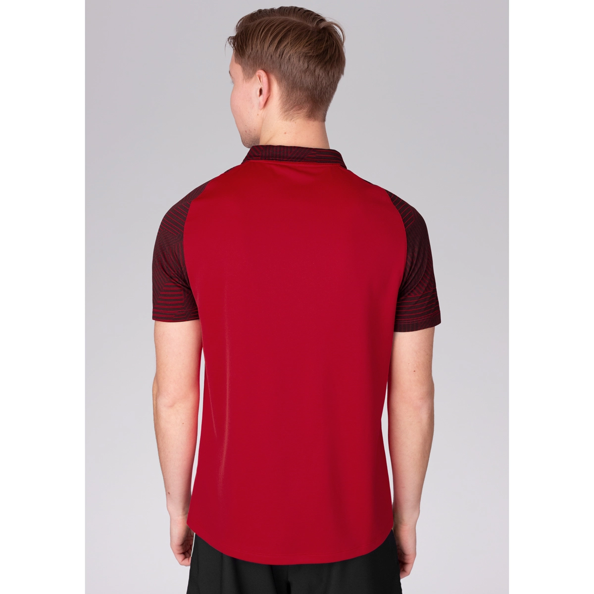 JAKO Polo_Performance 6322 101 rot/schwarz