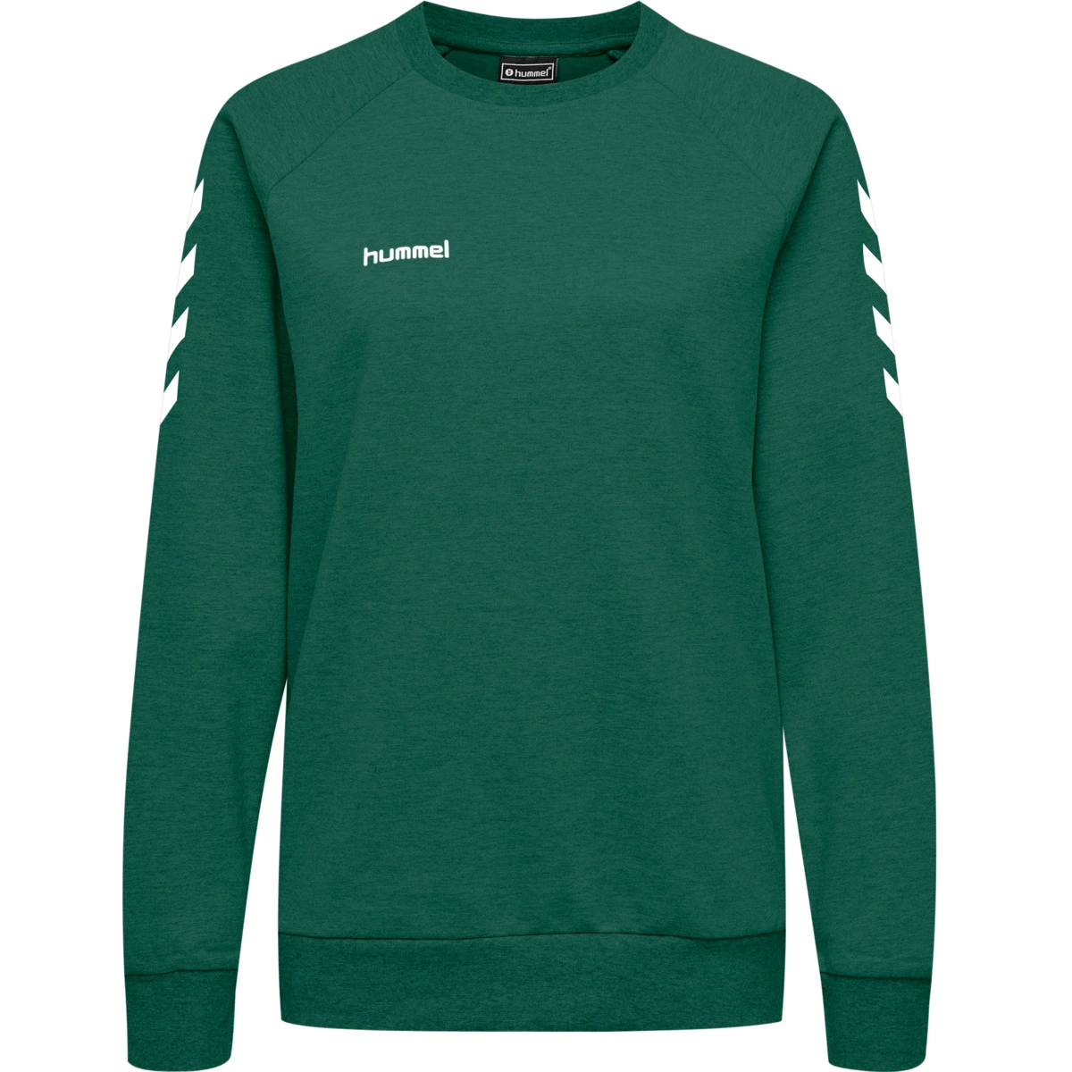 HUMMEL Damen_Sweatshirt_HMLGO_COTTON_SWEATSHIRT_WOMAN 203507 6140 EVERGREEN