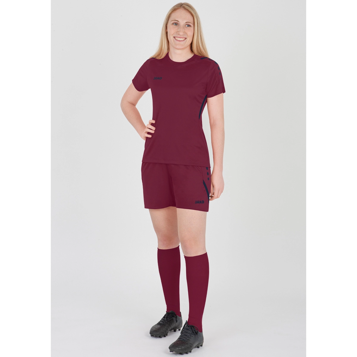 JAKO Trikot_Challenge 4221K 132 maroon/marine