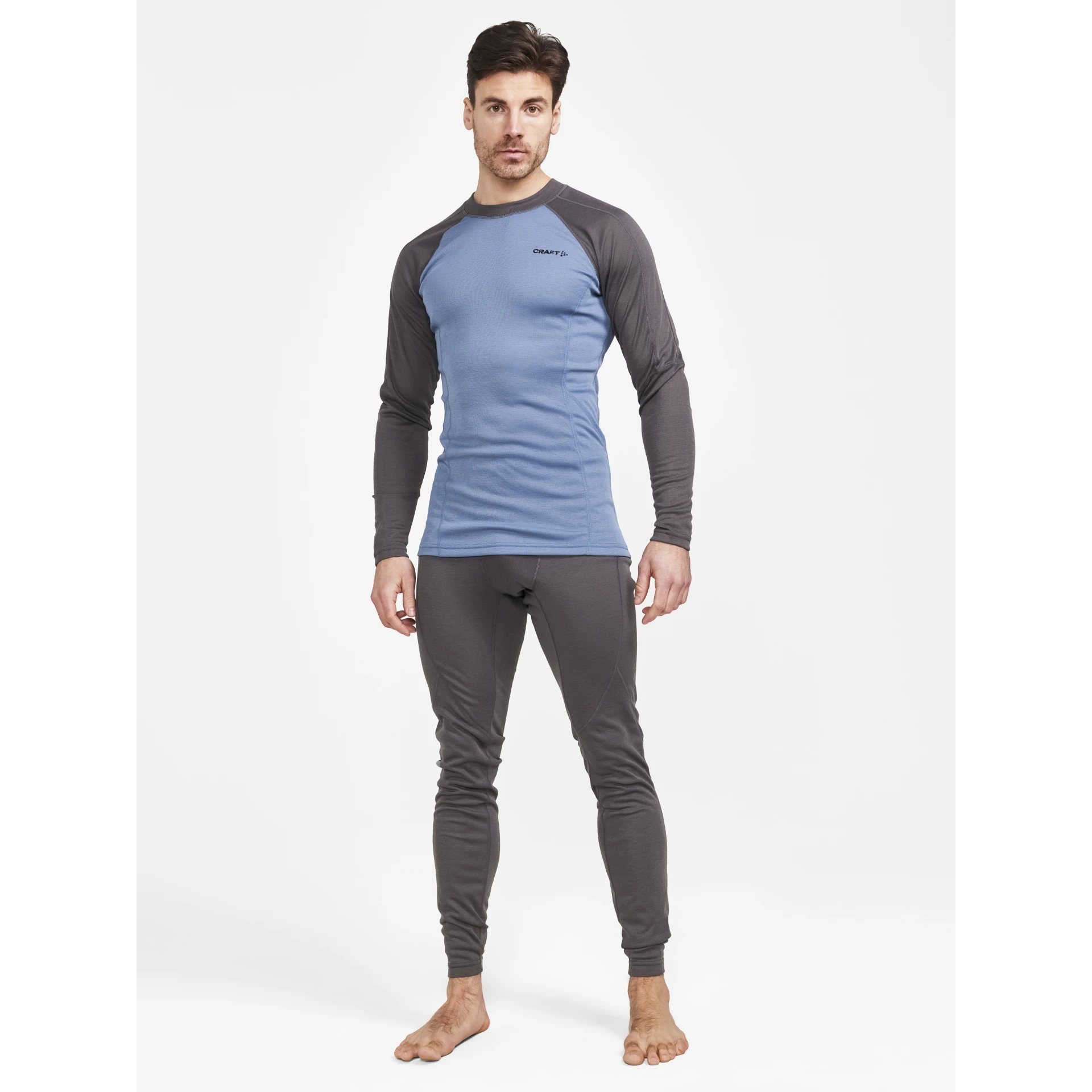 CRAFT CORE_WARM_BASELAYER_LS_TEE_M 1912532 985362 GRANITE-FLOW