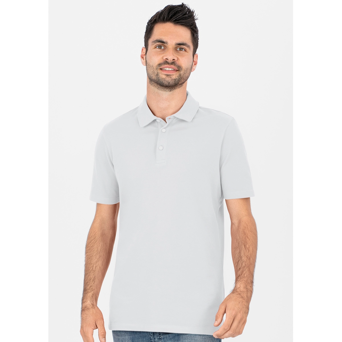 JAKO Polo_Organic_Stretch C6321D 000 weiß