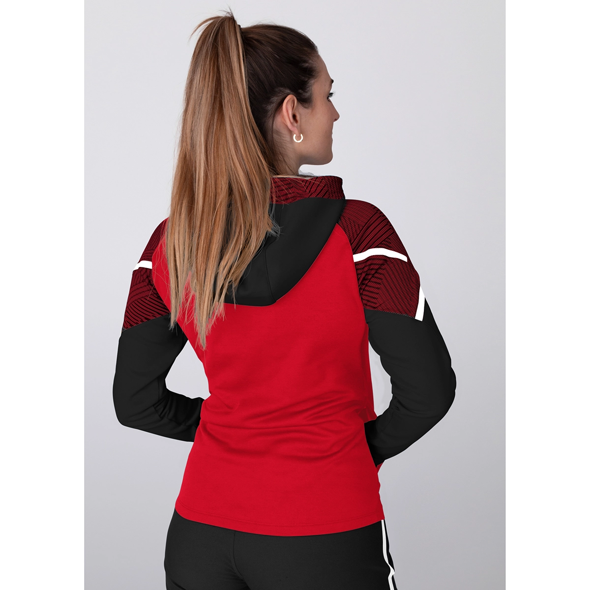 JAKO Kapuzenjacke_Performance 6822 101 rot/schwarz