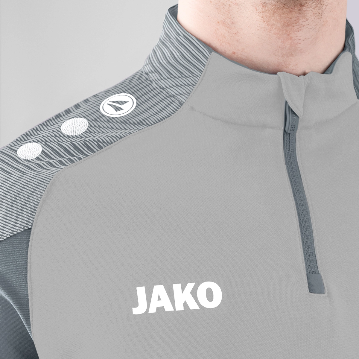 JAKO Ziptop_Performance 8622 845 soft grey/steingrau