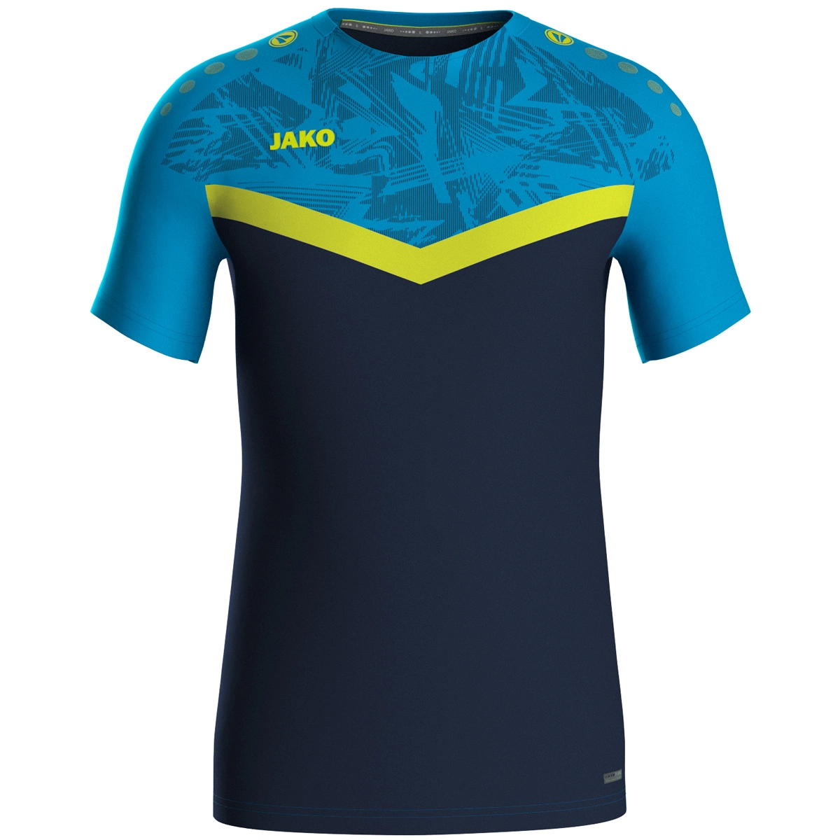 JAKO T_Shirt_Iconic 6124 914 marine/JAKO blau/neongelb