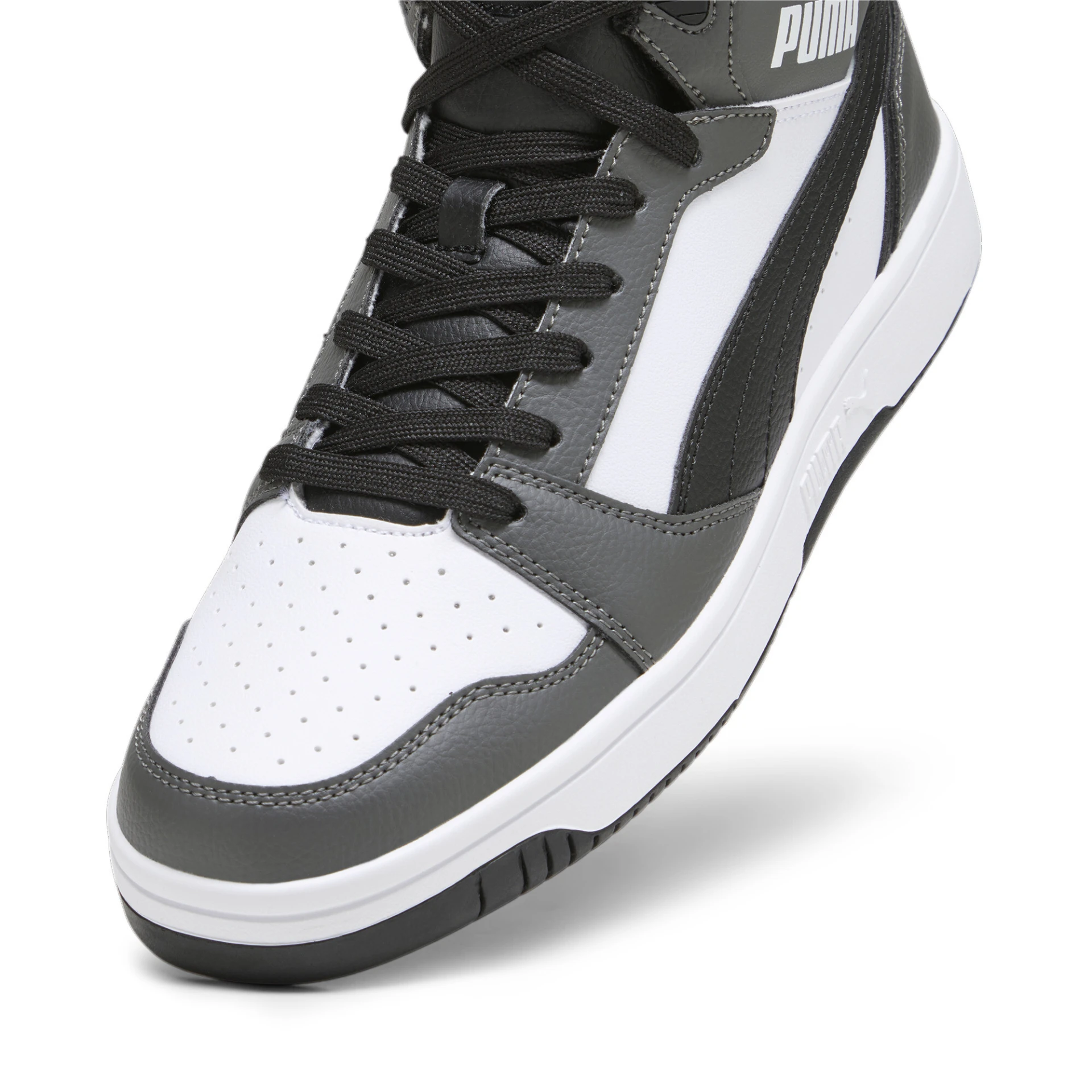 PUMA Rebound_v6 392326 003 PUMA WHITE-PUMA BLACK-SHAD