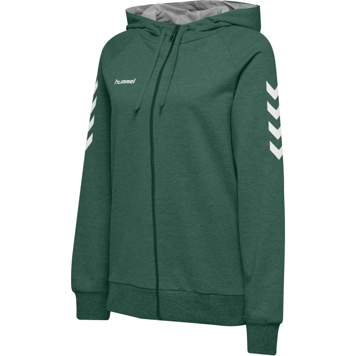 HUMMEL Damen_Kapuzensweat_GO 204232 6140 EVERGREEN