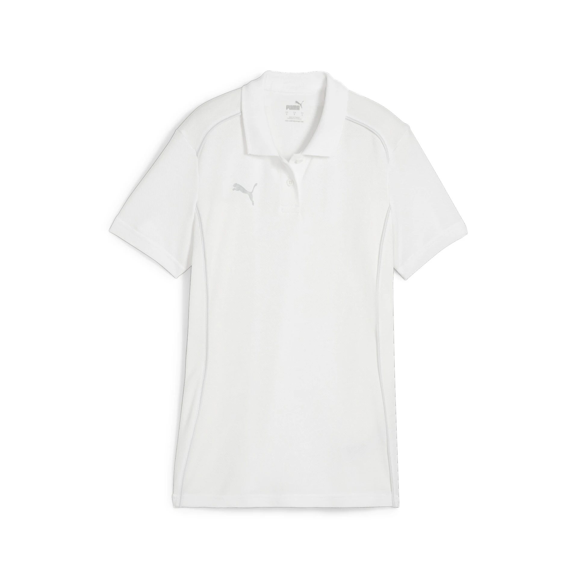 PUMA teamFINAL_Casuals_Polo_Wmn 658537 004 PUMA White-PUMA Silver