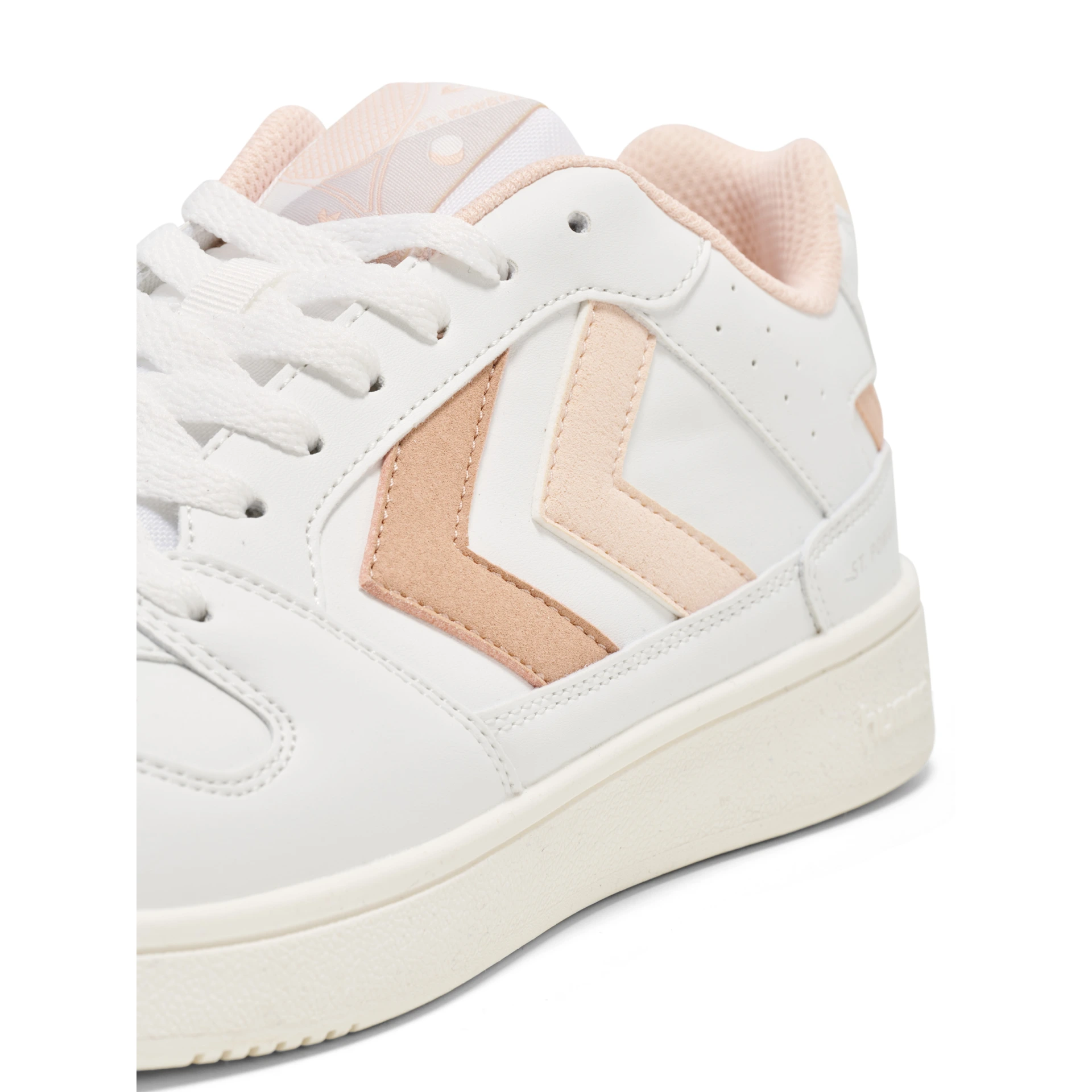 HUMMEL ST_POWER_PLAY_WMNS 222816 9558 WHITE/SOFT PINK/MAHOGANY 