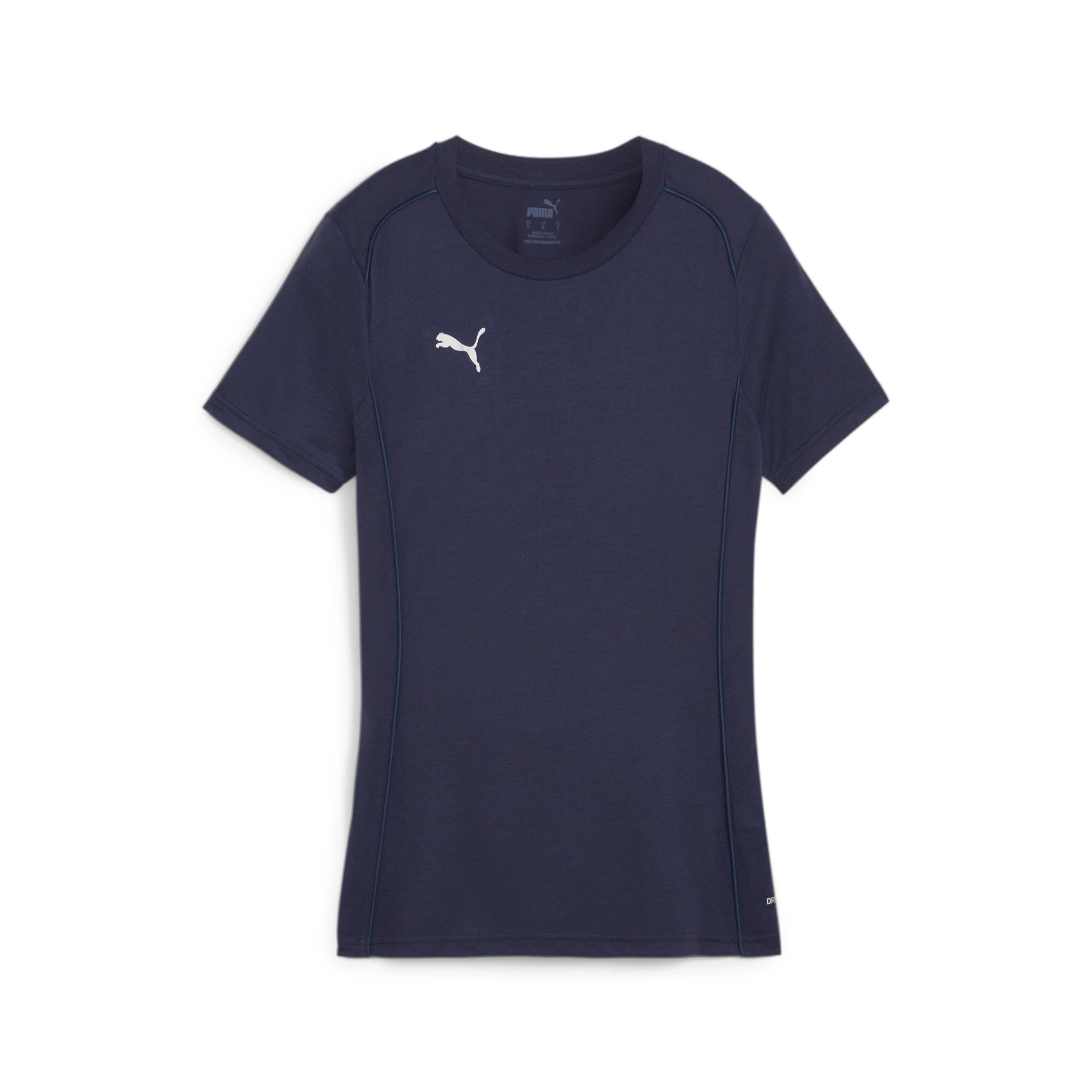 PUMA teamFINAL_Casuals_Tee_Wmn 658546 006 PUMA Navy-PUMA Silver