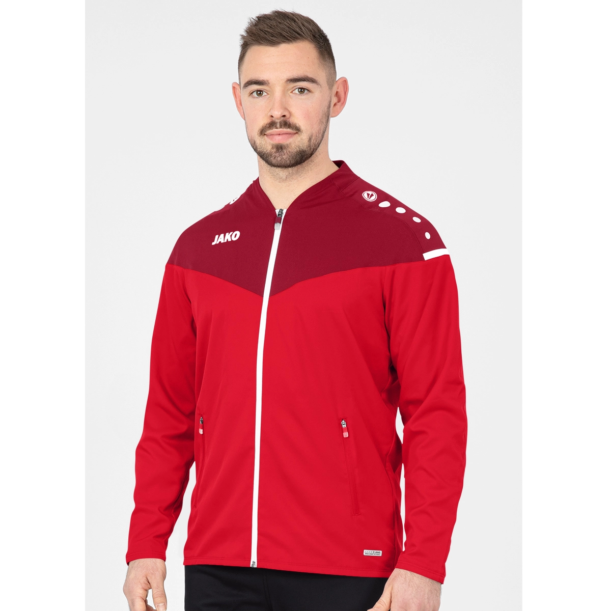 JAKO Kinder_Praesentationsjacke_Champ_20 9820K 01 rot/weinrot