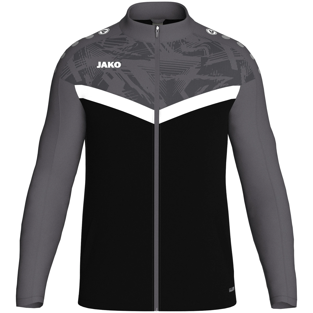 JAKO Polyesterjacke_Iconic 9324 801 schwarz/anthrazit