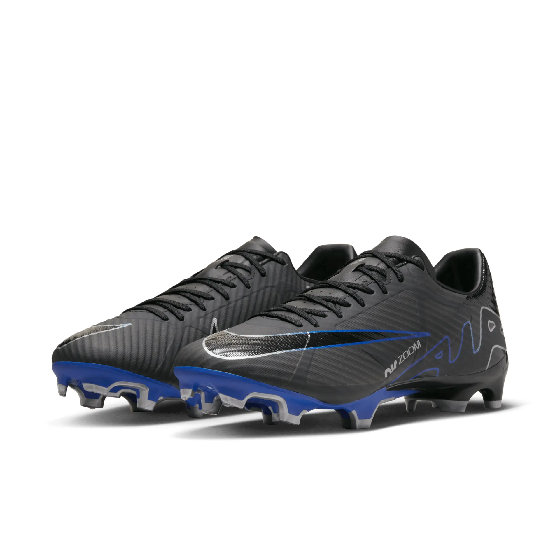 NIKE Nike_Zoom_Mercurial_Vapor_15_Academy_MG DJ5631 040 BLACK/CHROME-HYPER ROYAL