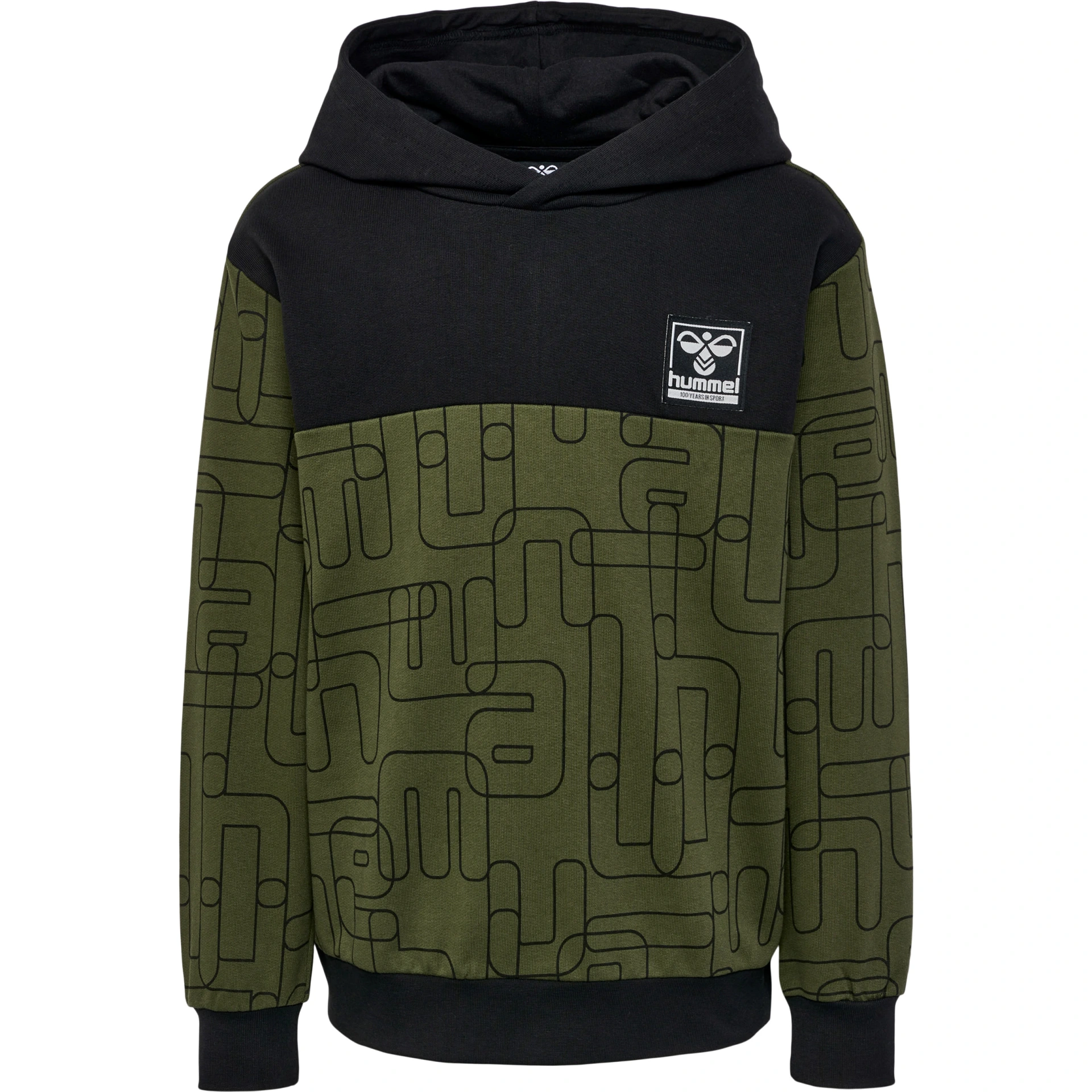 HUMMEL hmlEQUALITY_HOODIE___OLIVE_NIGHT___128 220805 6453 OLIVE NIGHT