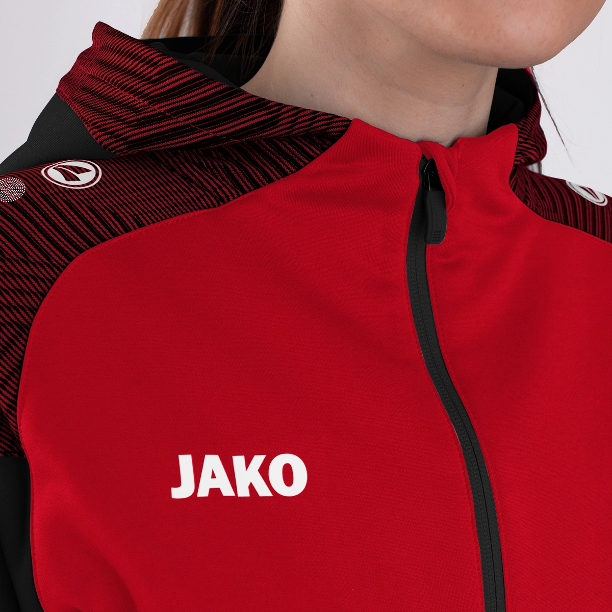 JAKO Kapuzenjacke_Performance 6822 101 rot/schwarz