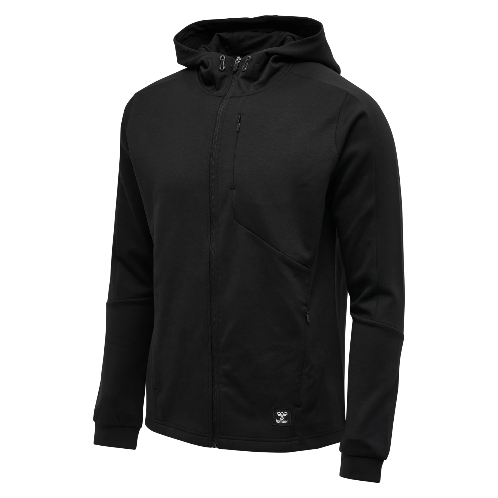 HUMMEL hmlTROPPER_ZIP_HOODIE 206271 2001 BLACK