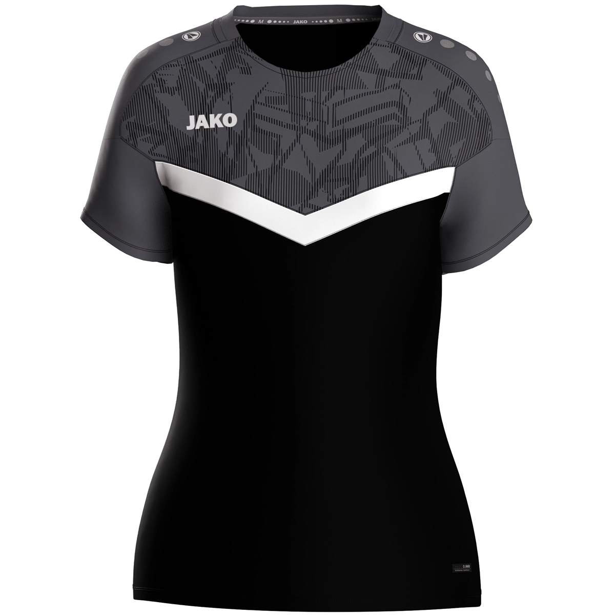 JAKO T_Shirt_Iconic 6124D 801 schwarz/anthrazit