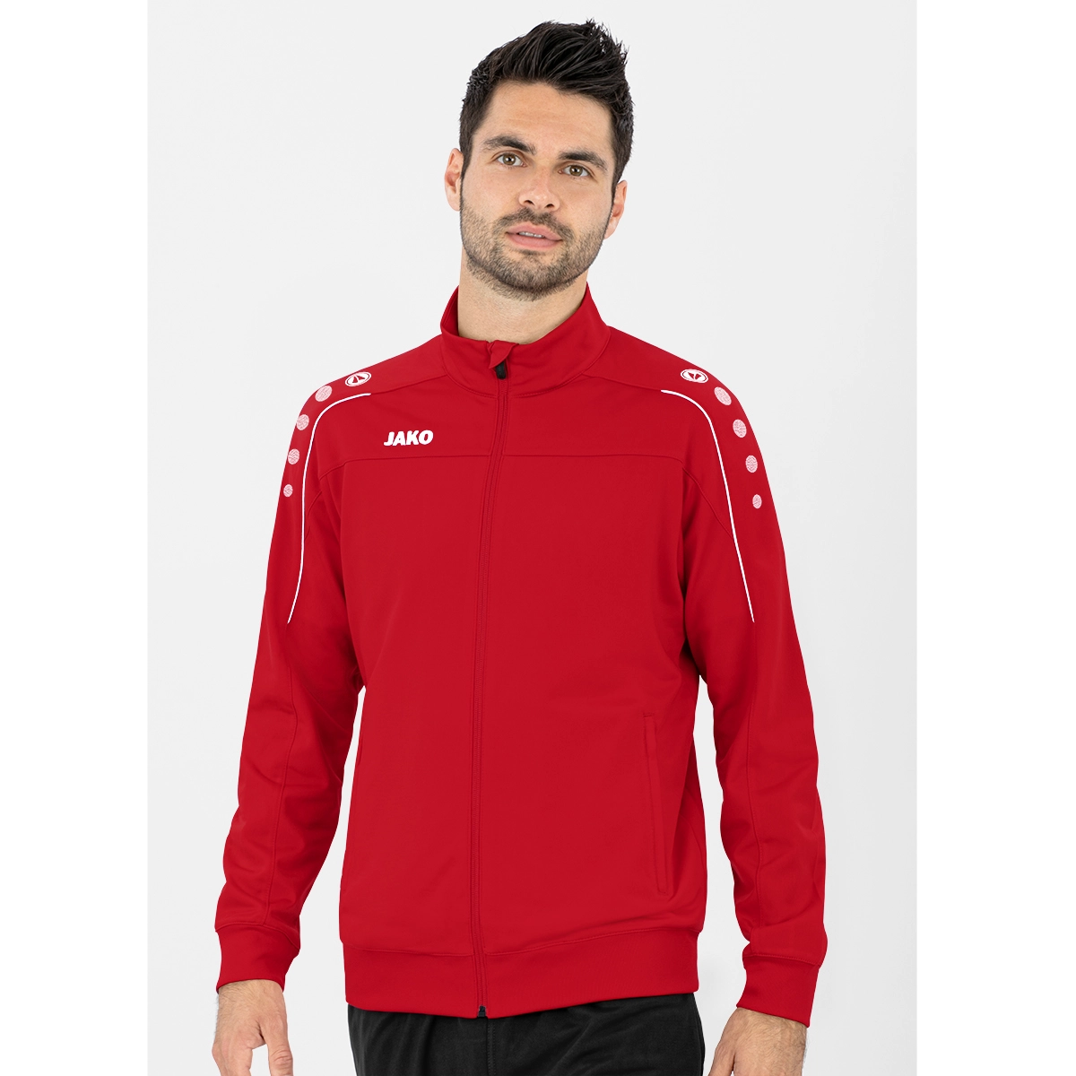 JAKO Herren_Polyesterjacke_Classico 9350 01 rot