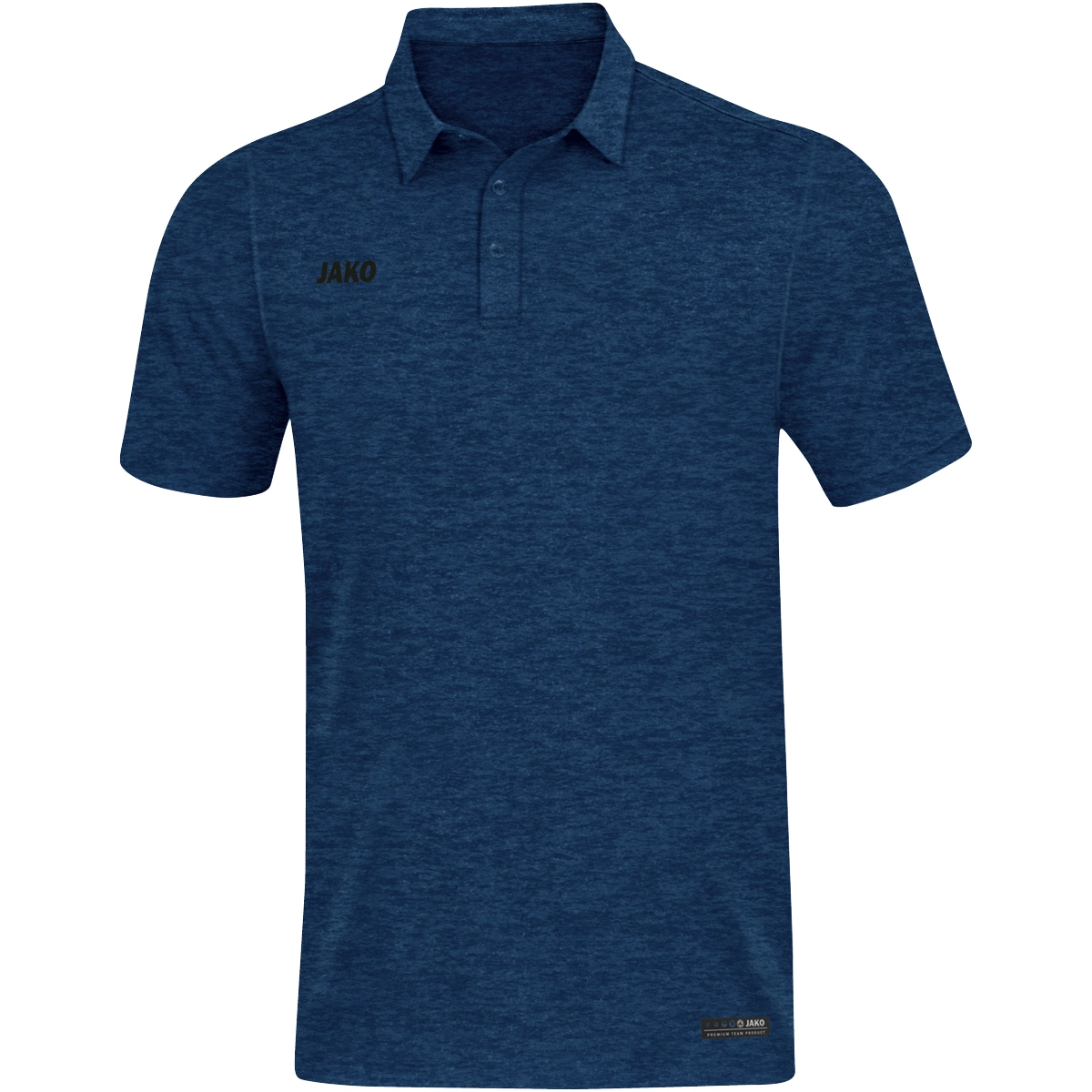 JAKO Herren_Polo_Premium_Basics 6329 49 marine meliert