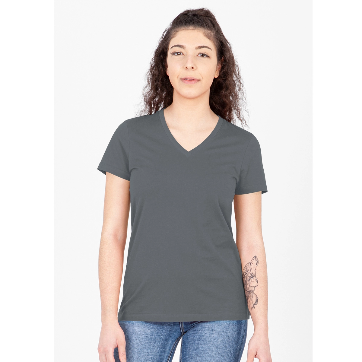 JAKO T_Shirt_Organic C6120 840 steingrau