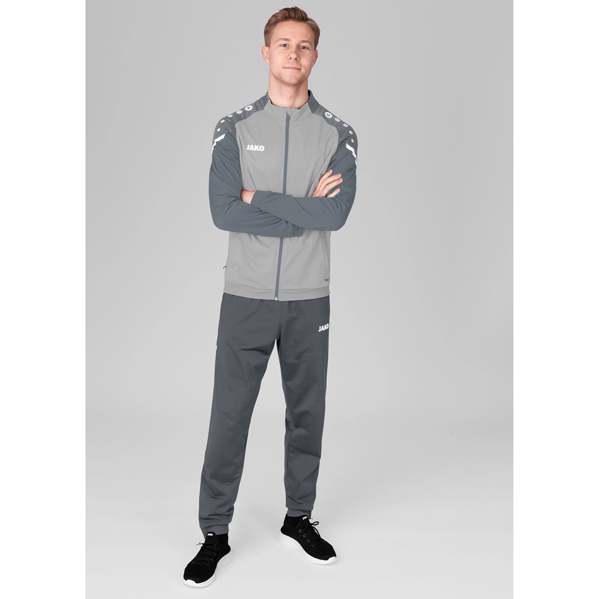 JAKO Polyesterjacke_Performance 9322 845 soft grey/steingrau