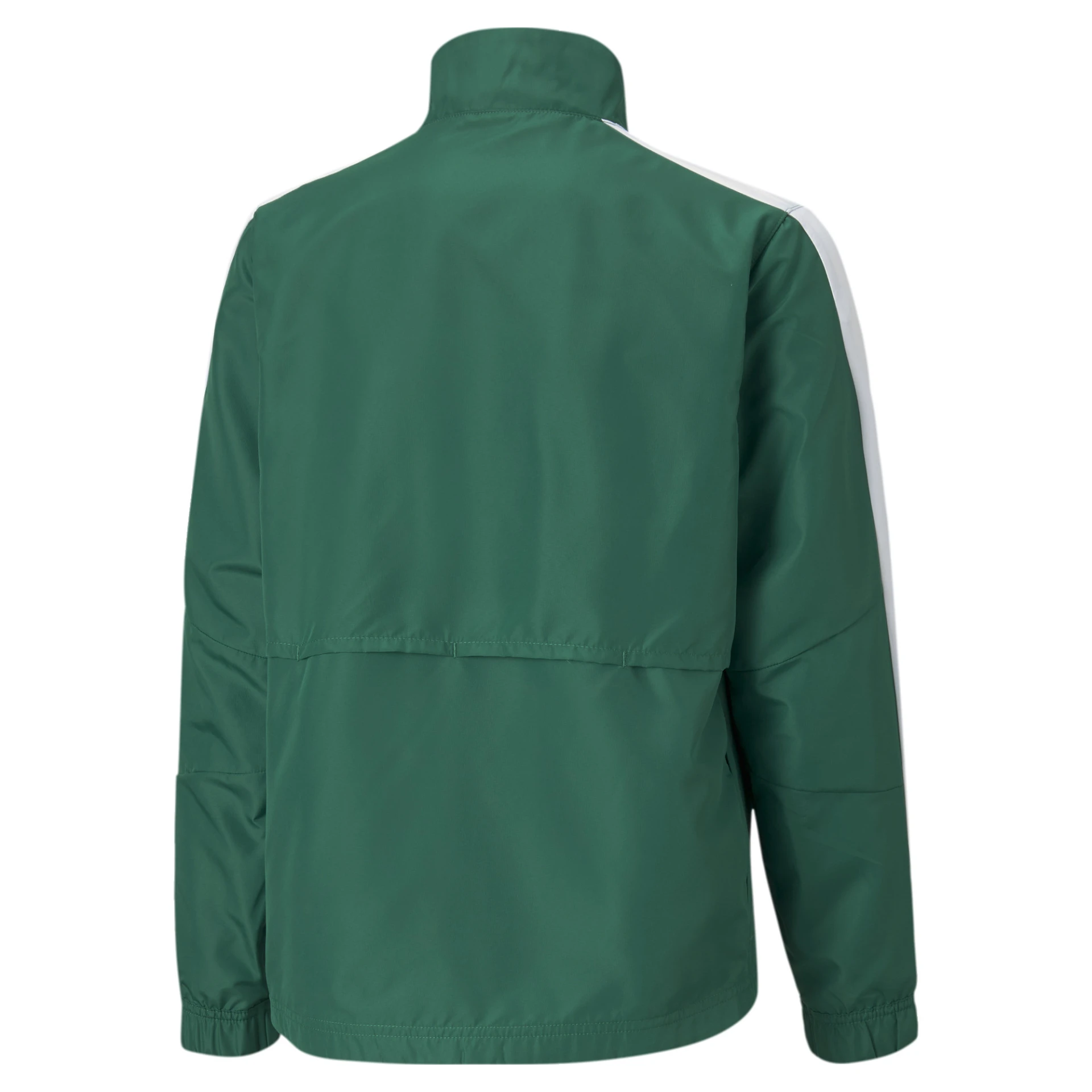 PUMA Kinder_Jacke_Cross_the_Line_Warm_Up_Jac 520419 006 POWER GREEN-PUMA WHITE