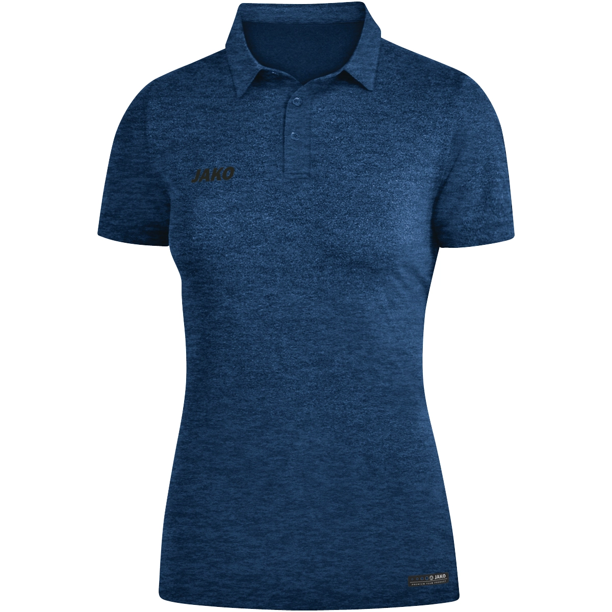 JAKO Herren_Polo_Premium_Basics 6329 49 marine meliert