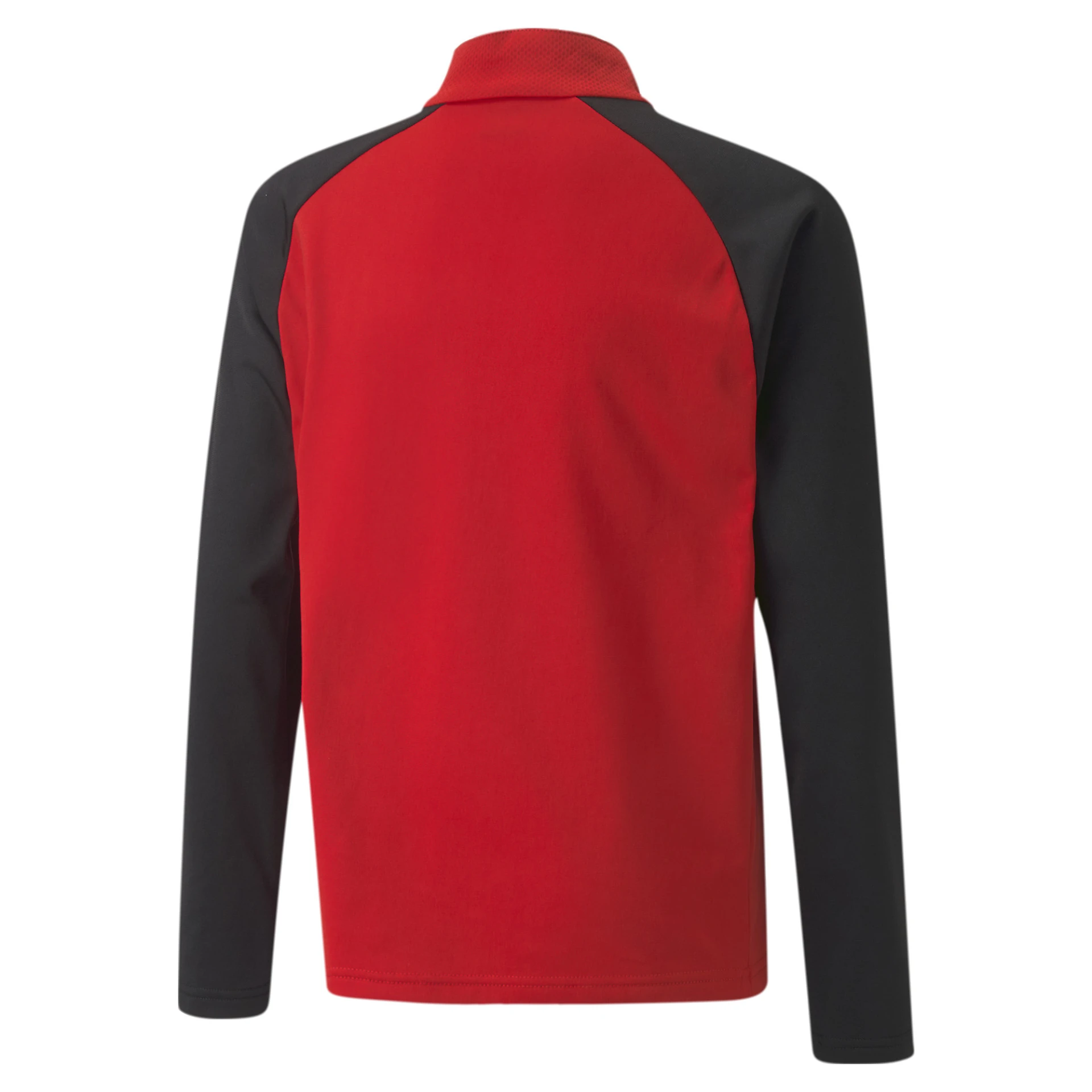 PUMA Kinder_Sweatshirt_teamLIGA_1_4_Zip_Top_Jr A4T005657237 001 PUMA RED-PUMA BLACK