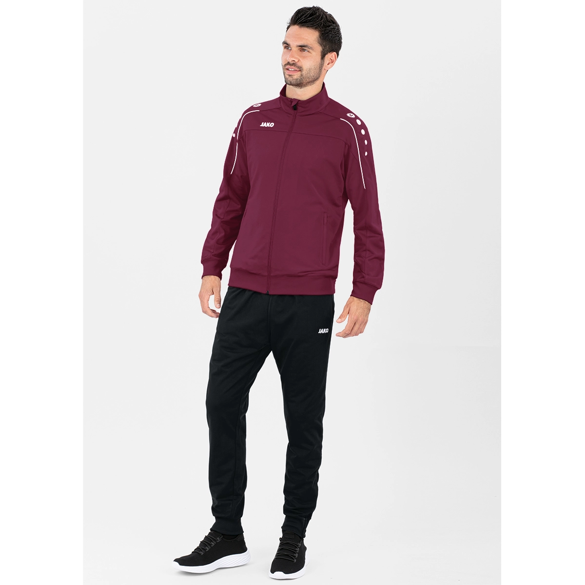 JAKO Herren_Polyesterjacke_Classico 9350 14 maroon