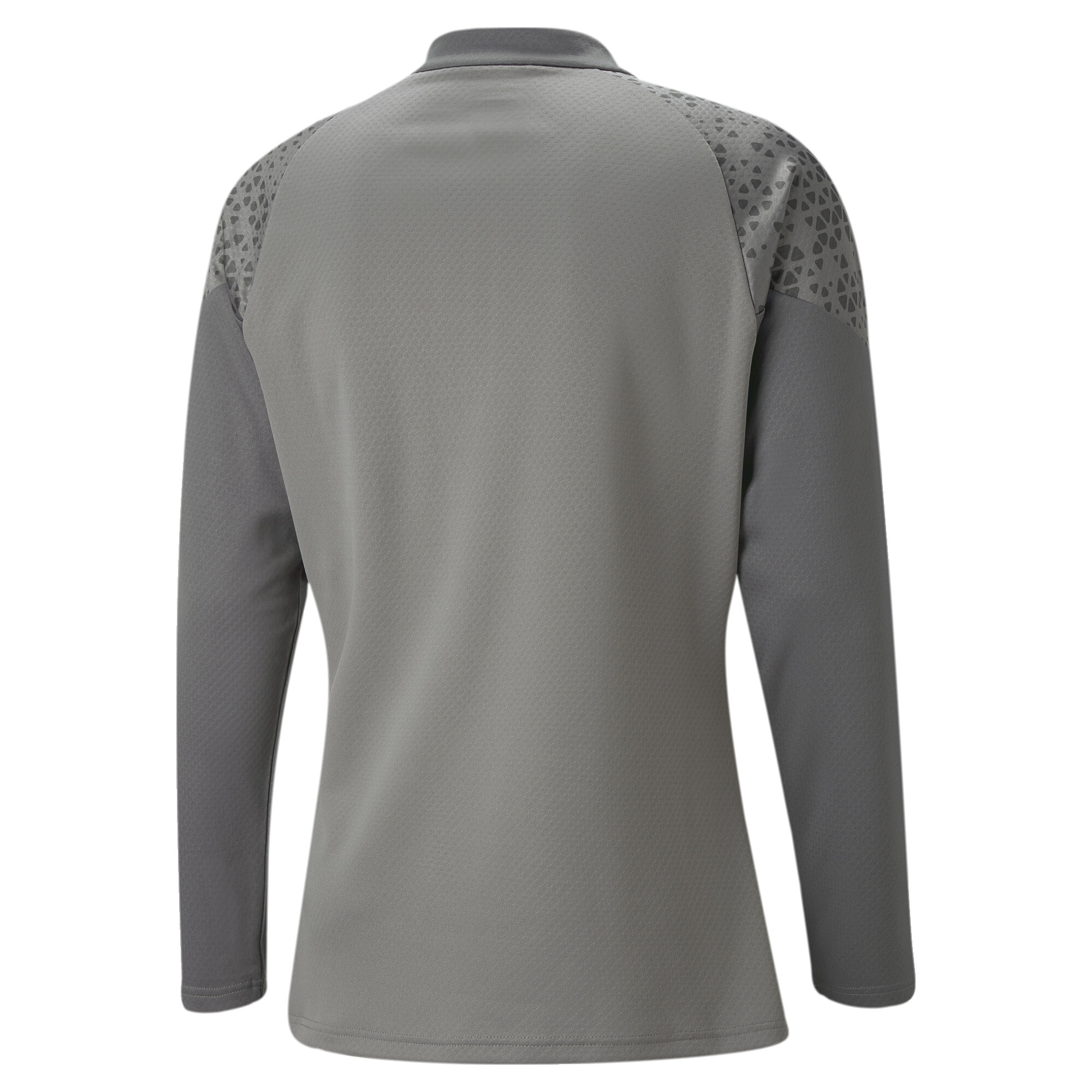 PUMA teamCUP_Training_1_4_Zip_Top 657982 013 FLAT MEDIUM GRAY