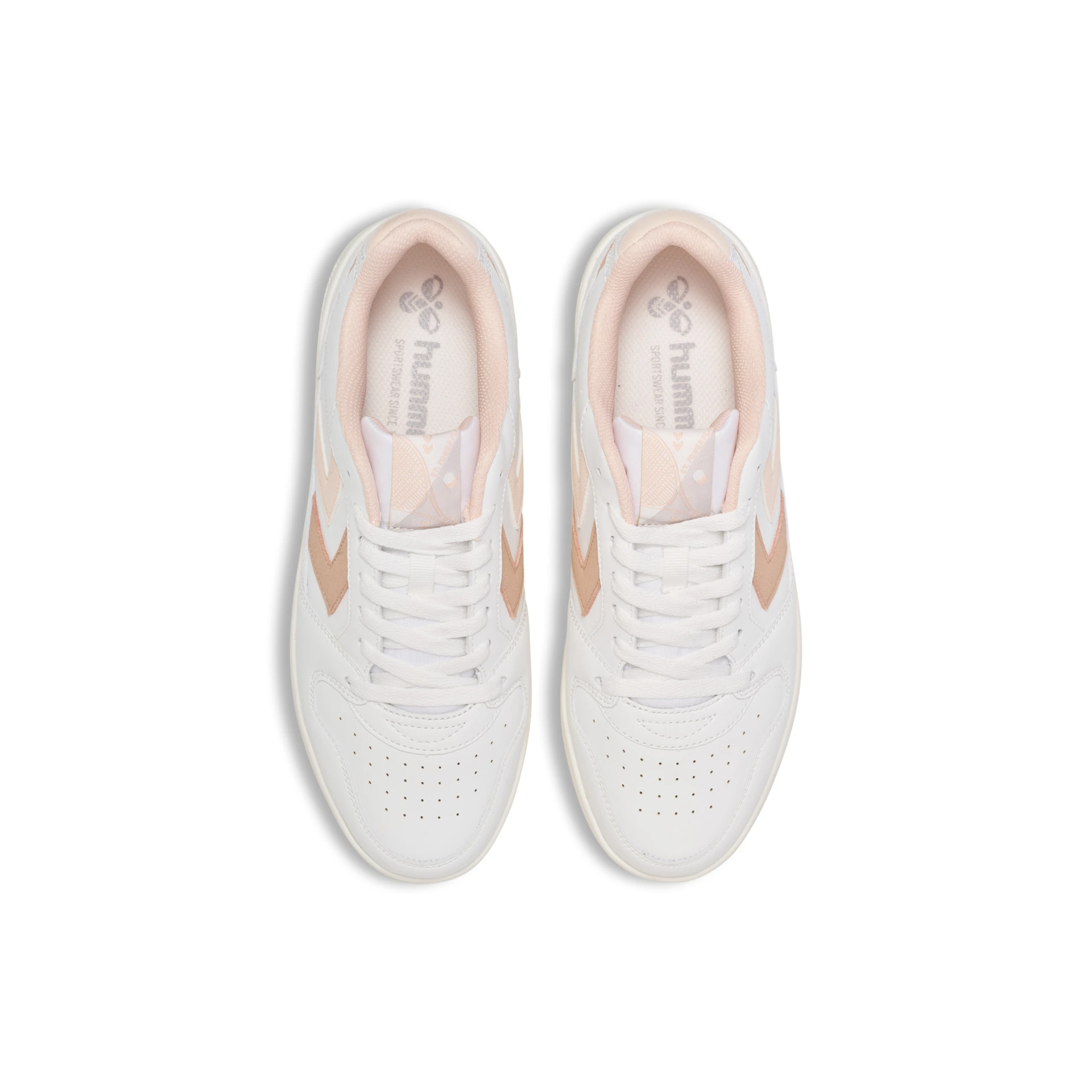 HUMMEL ST_POWER_PLAY_WMNS 222816 9558 WHITE/SOFT PINK/MAHOGANY 