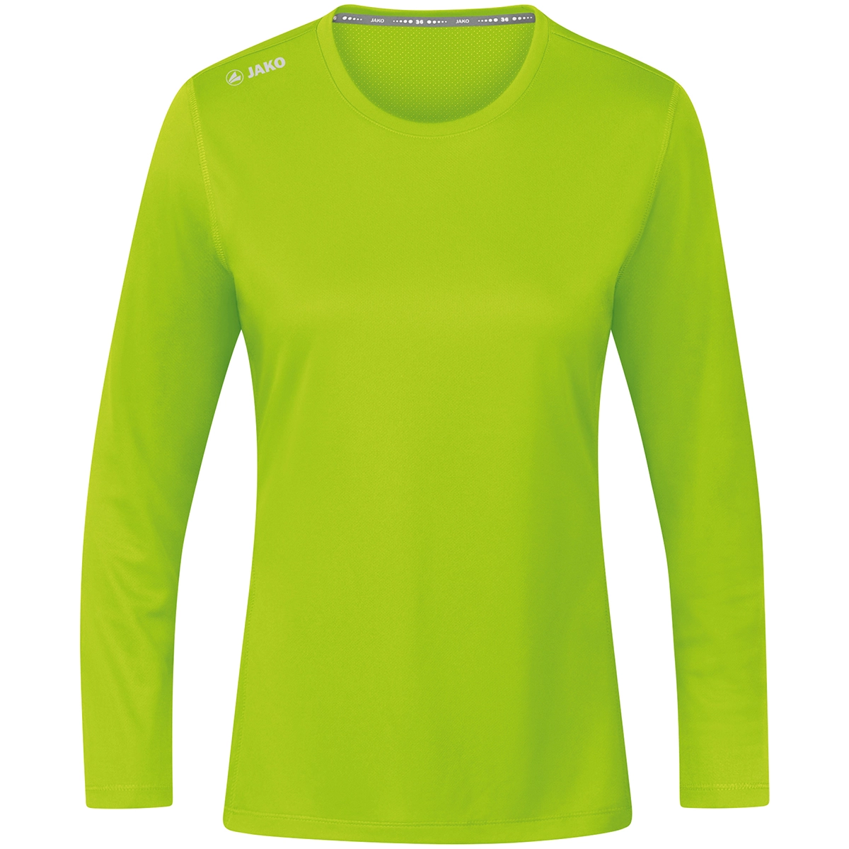 JAKO Longsleeve_Run_20 6475 25 neongrün