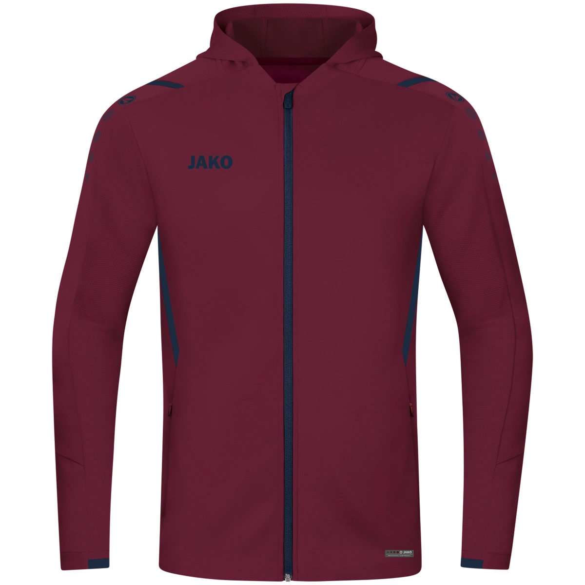 JAKO Kapuzenjacke_Challenge 6821 132 maroon/marine