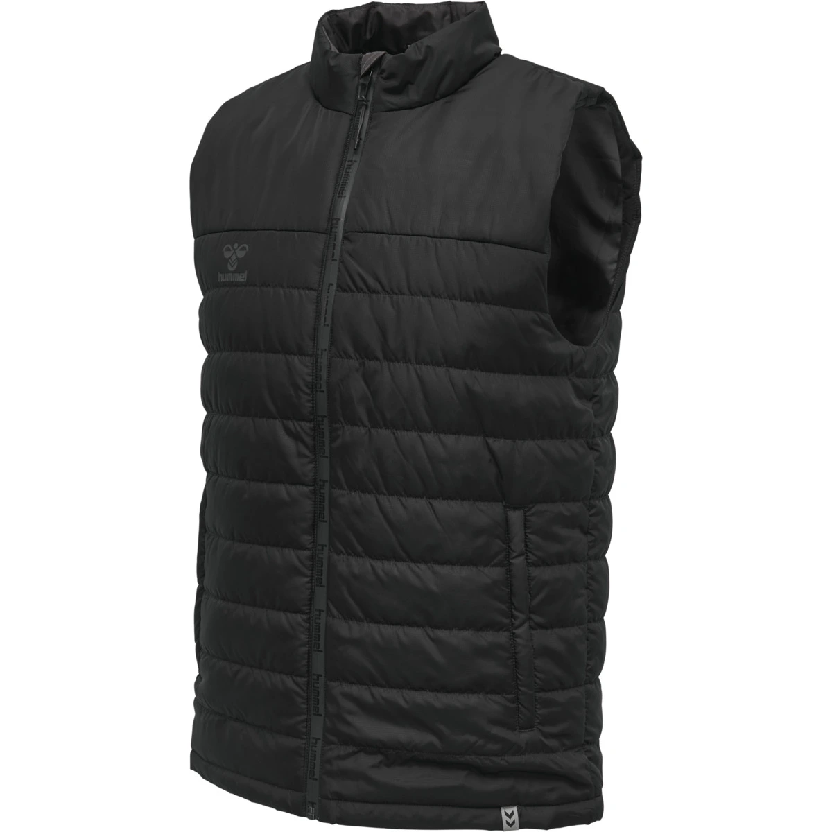 HUMMEL hmlNORTH_WAISTCOAT 206691 1006 BLACK/ASPHALT