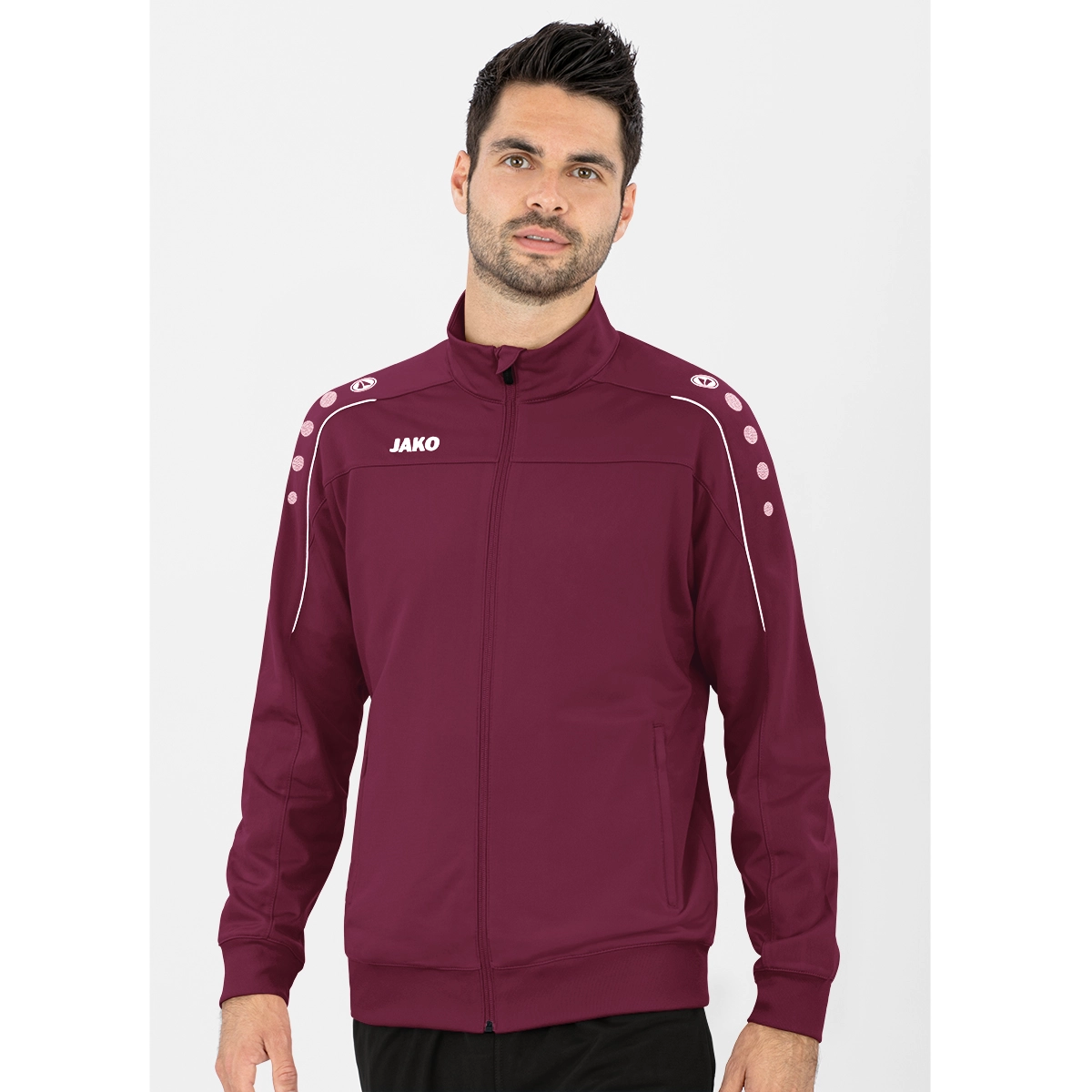 JAKO Herren_Polyesterjacke_Classico 9350 14 maroon