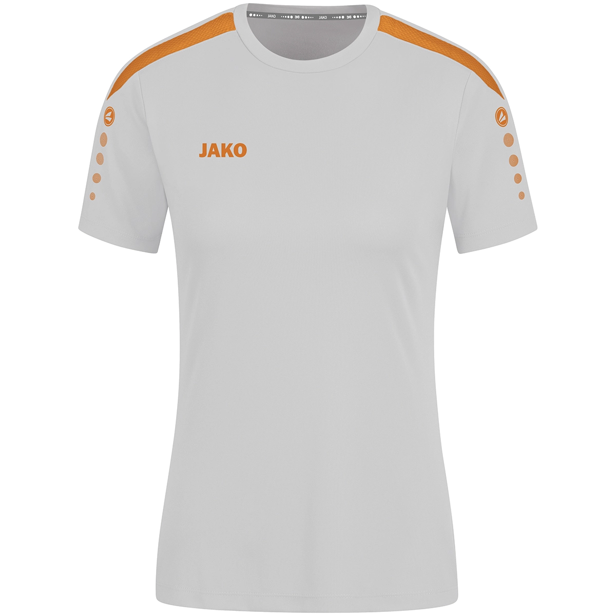 JAKO Trikot_Power_KA A4T020FJ4223K 846 soft grey/neonorange