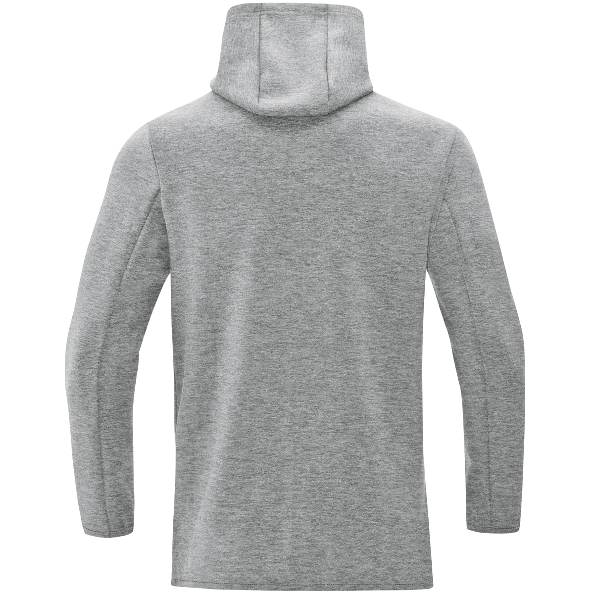 JAKO Damen_Kapuzensweat_Premium_Basics 6729D 40 hellgrau meliert