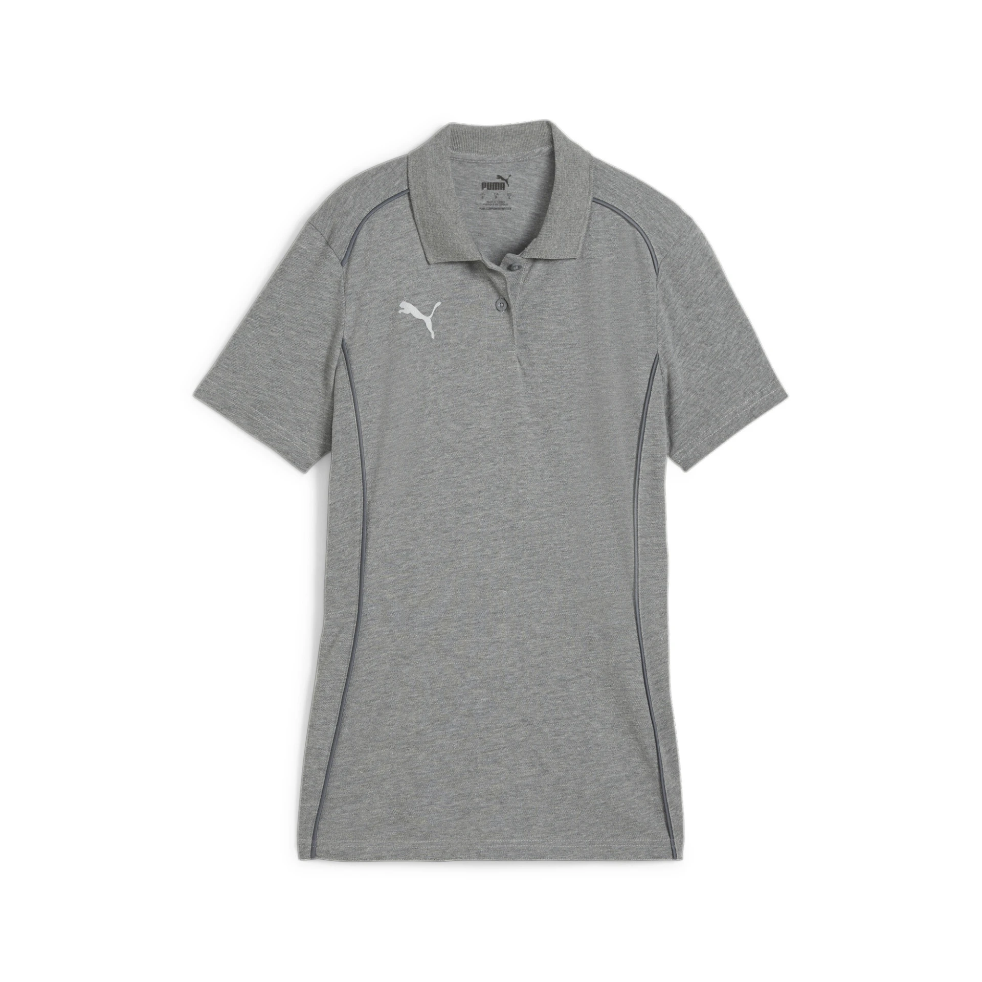 PUMA teamFINAL_Casuals_Polo_Wmn 658537 033 Medium Gray Heather-PUMA S