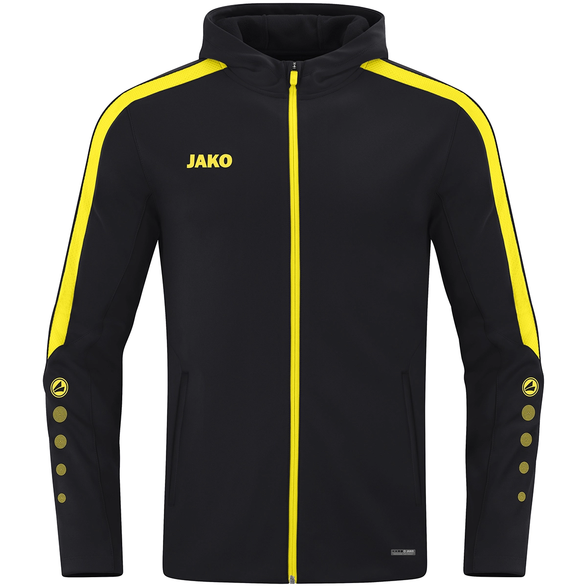 JAKO Kapuzenjacke_Power 6823 803 schwarz/citro