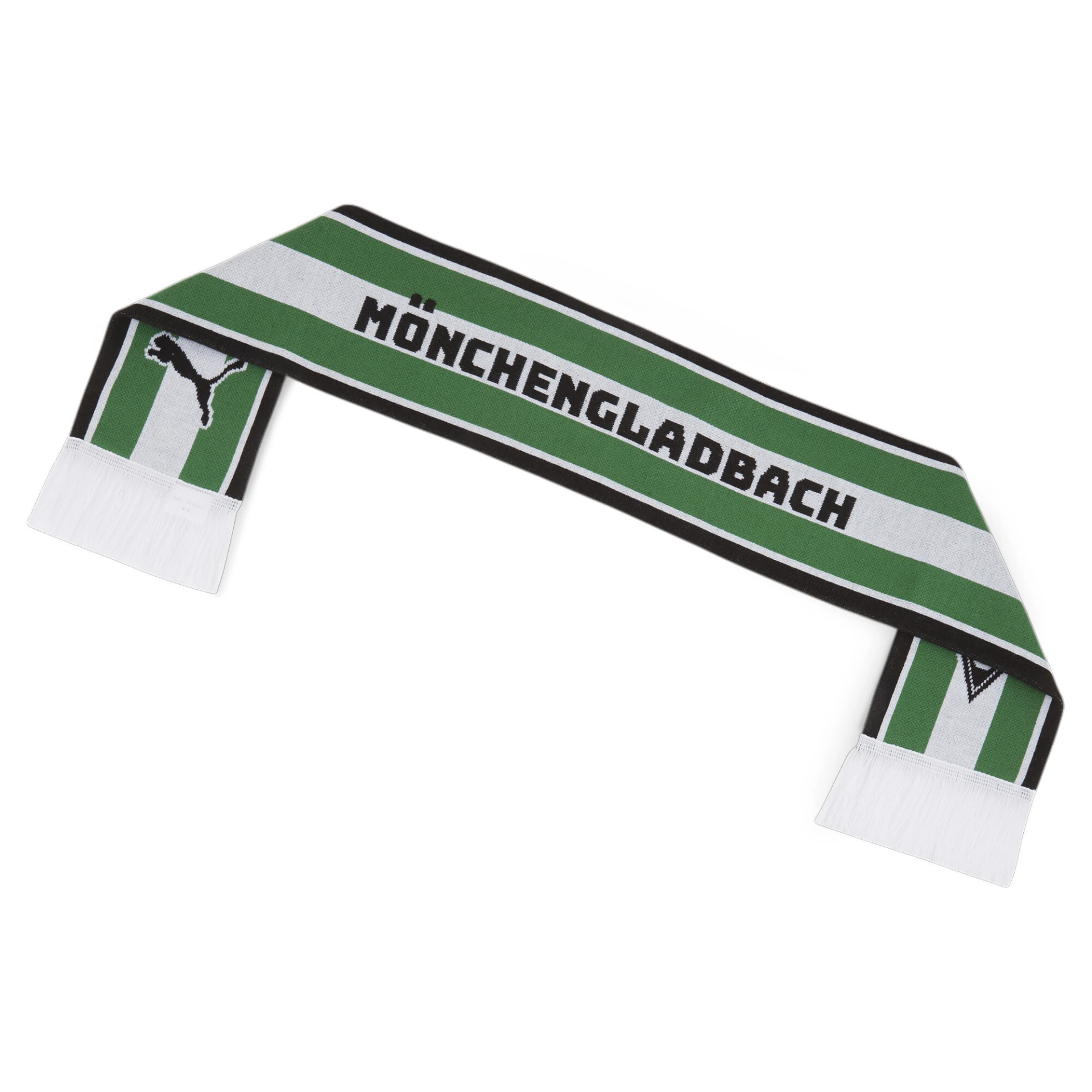 PUMA BMG_ESS_Scarf 054605 001 PUMA White-Archive Green