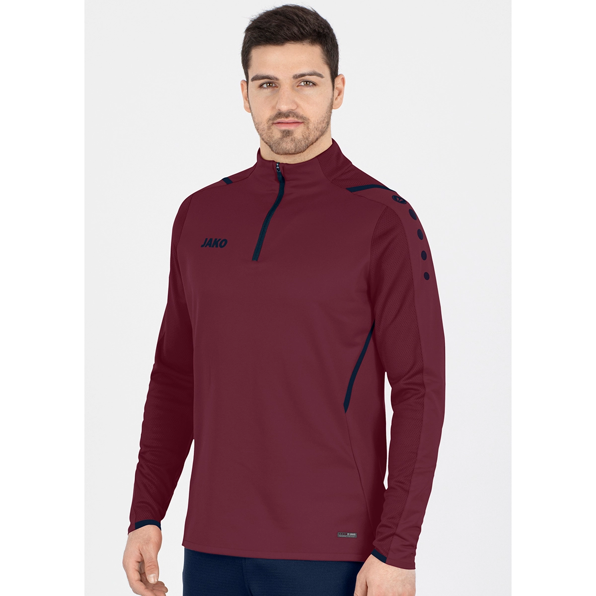 JAKO Ziptop_Challenge 8621K 132 maroon/marine