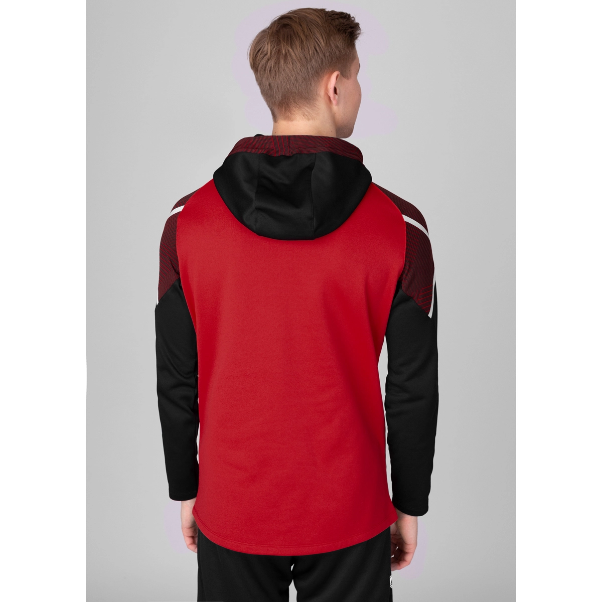 JAKO Kapuzensweat_Performance 6722 101 rot/schwarz