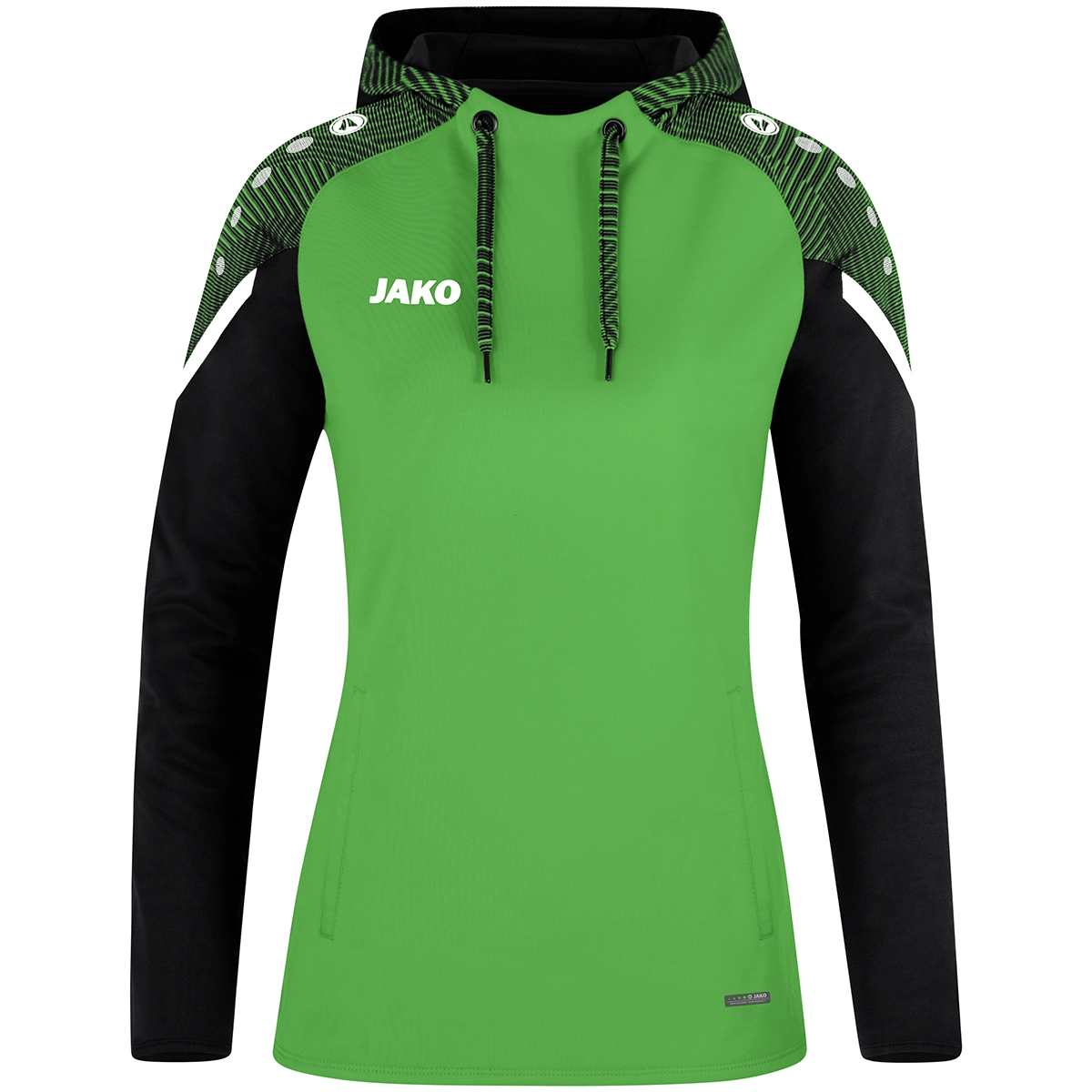 JAKO Kapuzensweat_Performance 6722 221 soft green/schwarz